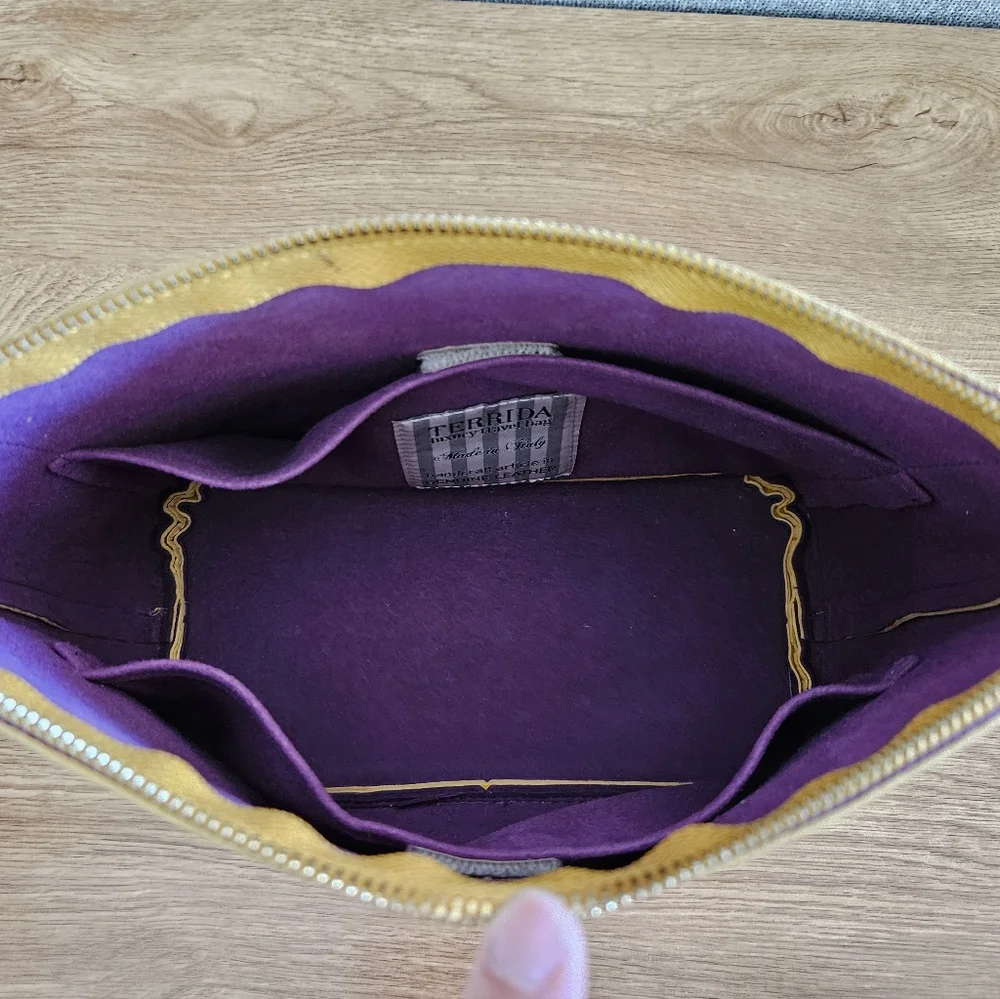 Terrida Murano Italian Leather toiletry bag - Picture 6 of 12